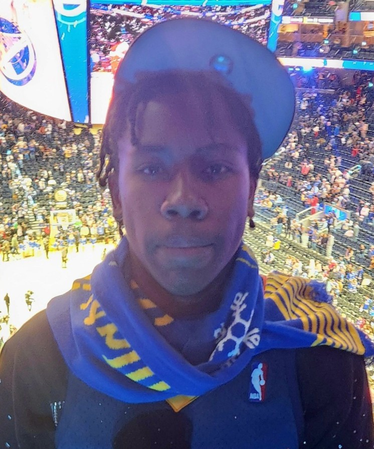 Christien Jolliff at an NBA game